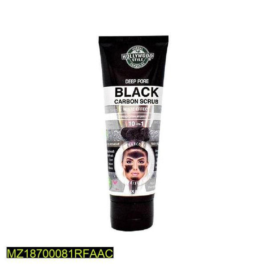 Black Carbon scrub and mask